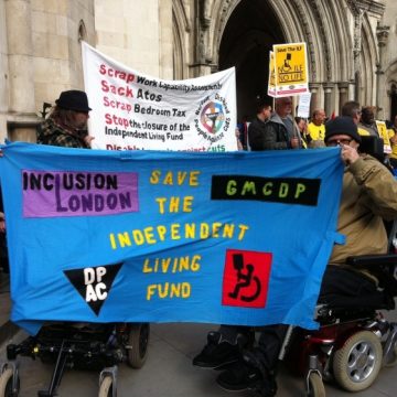   Banner: Save the Independent Living Fund.