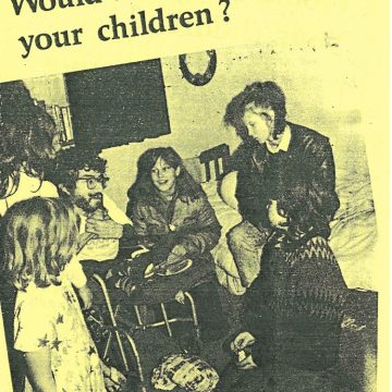   Flyer: ‘Would This Man Frighten Your Children’ – 1988