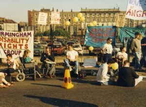   1990 First Telethon Protest, London