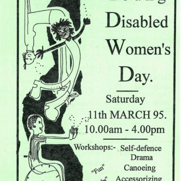   Flyer: Young Disabled Women’s Day – 1995