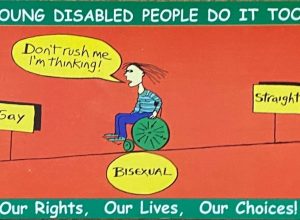  Postcard: Young Disabled People Do It Too – 1998