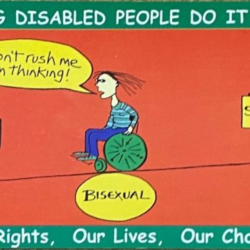   Postcard: Young Disabled People Do It Too – 1998