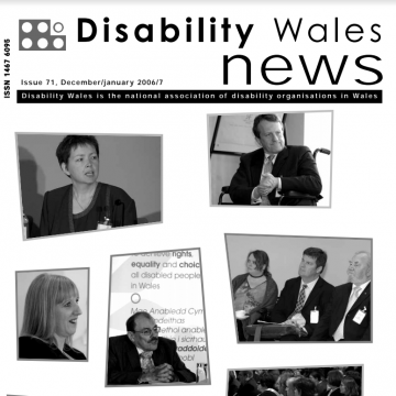   Disability Wales News – Issue 71, December/January 2006/7