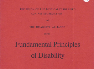   Fundamental Principles of Disability, Union of the Physically Impaired Against Segregation