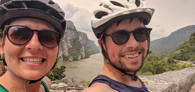 Couple's 15,000 km bike ride