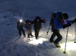   Ascending Mount Elbrus