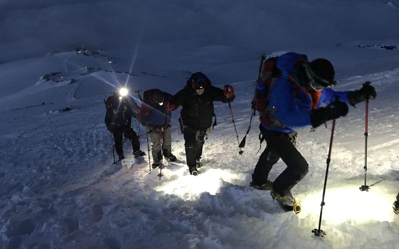 Ascending Mount Elbrus