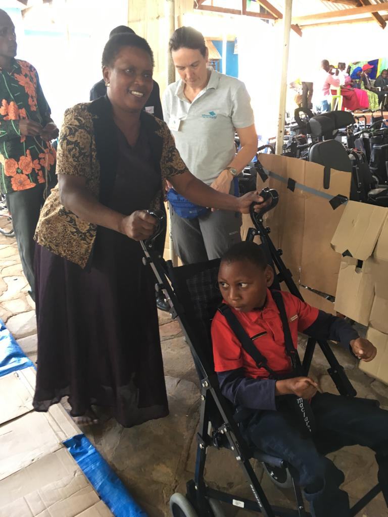 Mum is also disabled and was able to use the buggy as a walking aid