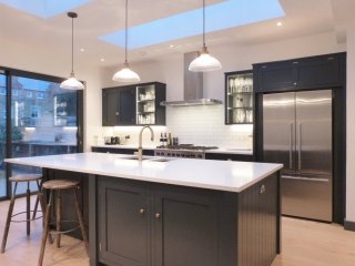 Interior shot of a beautfiul modern kitchen