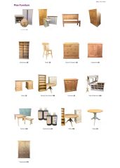 Product page on R Froud Pine Furniture Website
