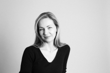 Close up studio portrait of a woman